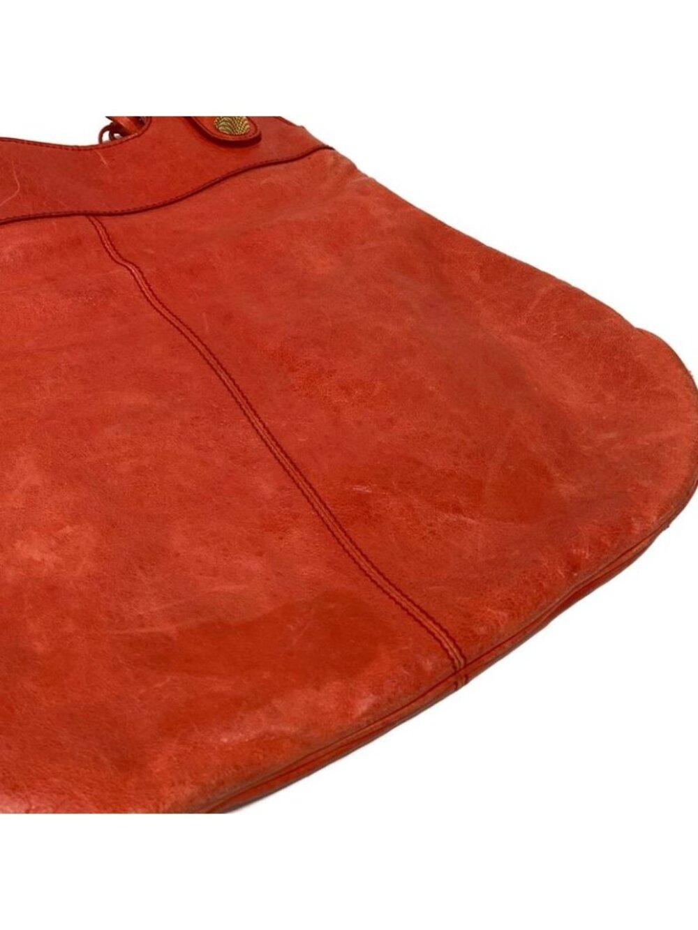 Balenciaga Shoulder Bag Editor's the Giant Slim Red Leather - Picture 12 of 15